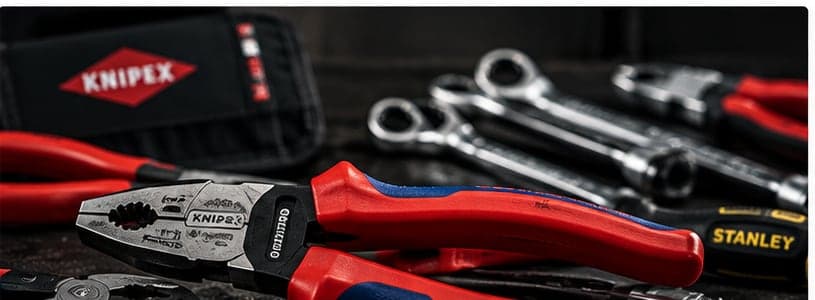 Knipex pliers and wrenches held as wholesale stock